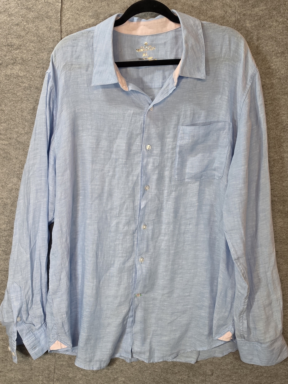 Lilly Pulitzer "Men's Stuff" Addison Linen Shirt